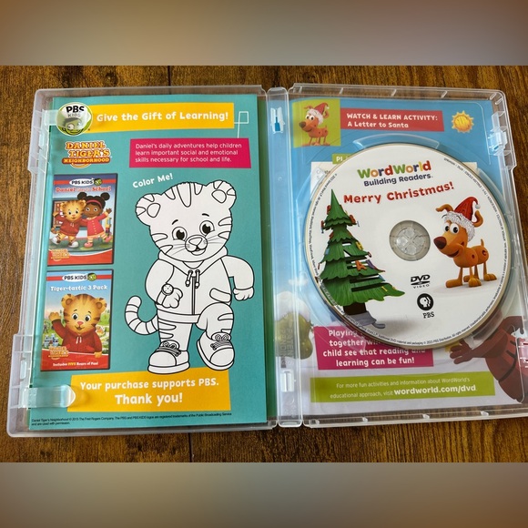 WordWorld Merry Christmas DVD - Picture 3 of 4
